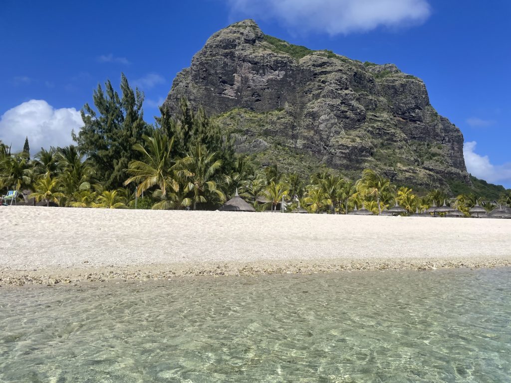 Strand Le Morne Wasserperspektive